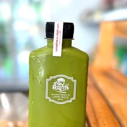 ชาเขียวท่านเจ้าคุณ (ขวด) แถมฟรี แก้ว ฝา หลอด น้ำแข็ง