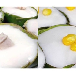 ตะโก้กะทิสด(เผือกกวน-สาคูข้าวโพด)