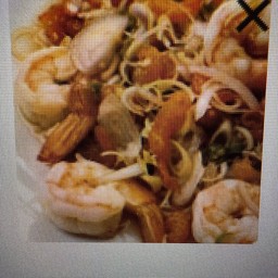 ยำตะใคร้กุ้งสด
