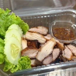 ข้าวคอหมูย่าง