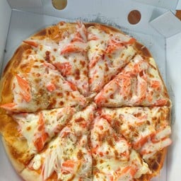 ปูอัดชีสถาดกลางตัด6ชิ้น