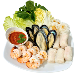 เมี่ยง กุ้ง ปลาดอลลี่ หอยแมลงภู่