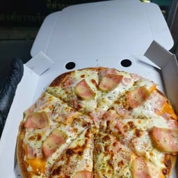 เบคอนชีสถาดกลางตัด6ชิ้น