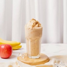 แอปเปิลกล้วยซินนามอนสมูทตี้