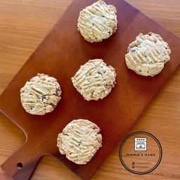 Gluten free - Egg free Chocolate chip Cookies 4pcs