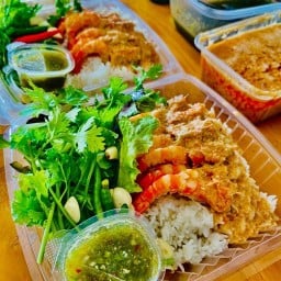 ข้าวกุ้งแกะ(หนองหอย)