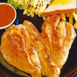 สเต็กไก่พริกไทยดำ