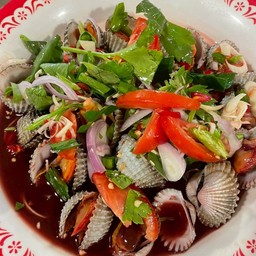 ยำหอยแครง(หอยแครงสดเป็น)