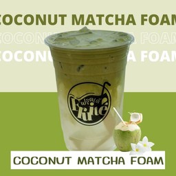 Coconut Matcha Foam