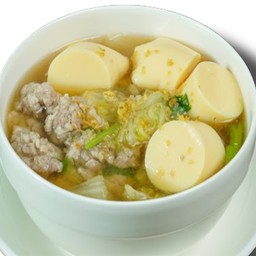 แกงจืดเต้าหู้หมูสับ