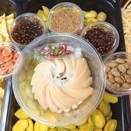 ยำกระท้อน น้ำปลาหวาน (แบบแยกน้ำ)