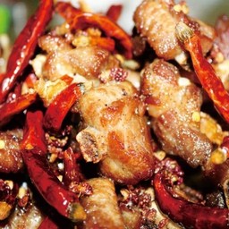 ซี่โครงหมูผัดเผ็ด