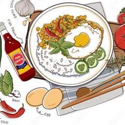 กระเพราพริกแห้ง