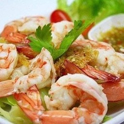 ลวกจิ้ม กุ้ง