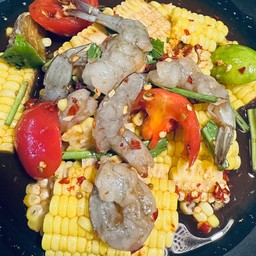 ตำข้างโพดกุ้งสด