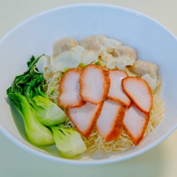 บะหมี่+เกี๊ยวหมู-หมูแดง