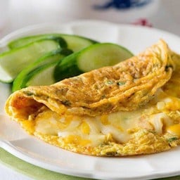 Chicken Cheese Omelette