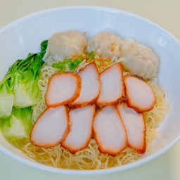 บะหมี่+เกี๊ยวกุ้ง-หมูแดง