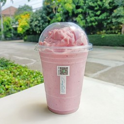 สตรอเบอรี่สดปั่นนมสด