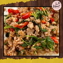 ข้าวราดกะเพราหมูสับ