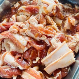 หมูสามชั้นหมักงา