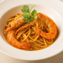 สปาเก็ตตี้ต้มยำมันกุ้ง