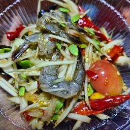 ตำมะละกอกุ้งสด