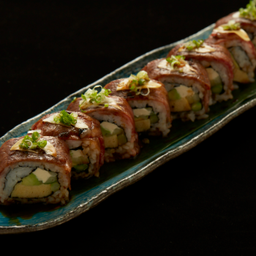 WAGYU BEEF YAKINIKU URAMAKI ROLL