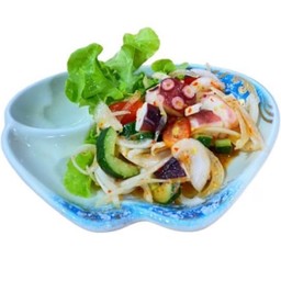 ยำทาโกะ(ปลาหมึกยักษ์) Spicy Tako Salad