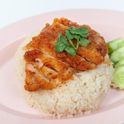 ข้าวมันไก่ทอด - ธรรมดา
