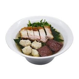 เกาเหลาหมูกรอบ + หมูเด้ง (หลีเจ็กตง)