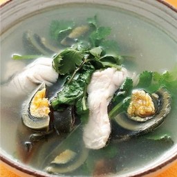 ซุปเนื้อปลาไข่เยี่ยวม้า