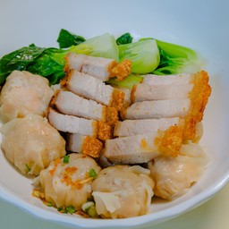 เกี๊ยวกุ้ง-หมูกรอบ