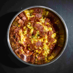 ข้าวโพดผัดเนยเบคอน