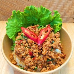 ข้าวกระเพราหมูสับ