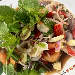 ยำกุ้งสดปลาร้่านัวร์ๆ🤭