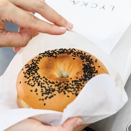 ham cheese bagel