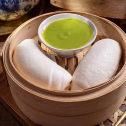 A22. หมั่นโถวสังขยาใบเตย ( 2ลูก )