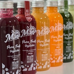 น้ำผักผลไม้สกัดเย็น 100% By.Mana Cold Pressed juice