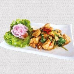 M27.กระเพราหมู ( ชิ้น ) ( สับ )