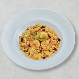 ข้าวดอกกะหล่ำผัดสับปะรดกุ้ง