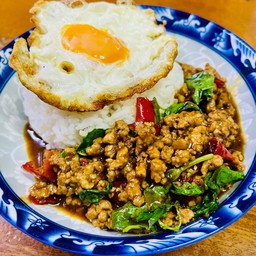 ข้าว กะเพราหมูสับ