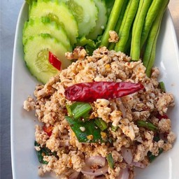 ลาบไก่ (สูตรอีสาน)