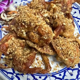 ปูนิ่มทอดกระเทียม
