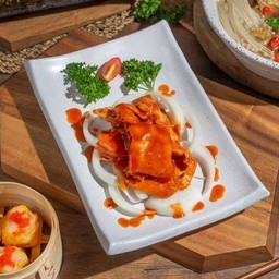 M2.ไก่ซอสเหล้าแดง