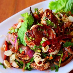 ลาบหอยแครง