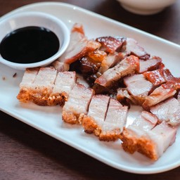 หมูอบ+หมูกรอบสับ