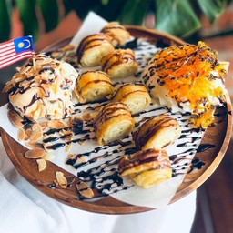 โรตีไอศกรีมบานาน่าสปริท