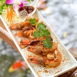กุ้งทอดซอสมะขาม
