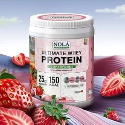 NOLA SUPERFOODS เวย์โปรตีน สตรอว์เบอร์รี่